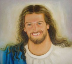 Jesusblond blue eyes